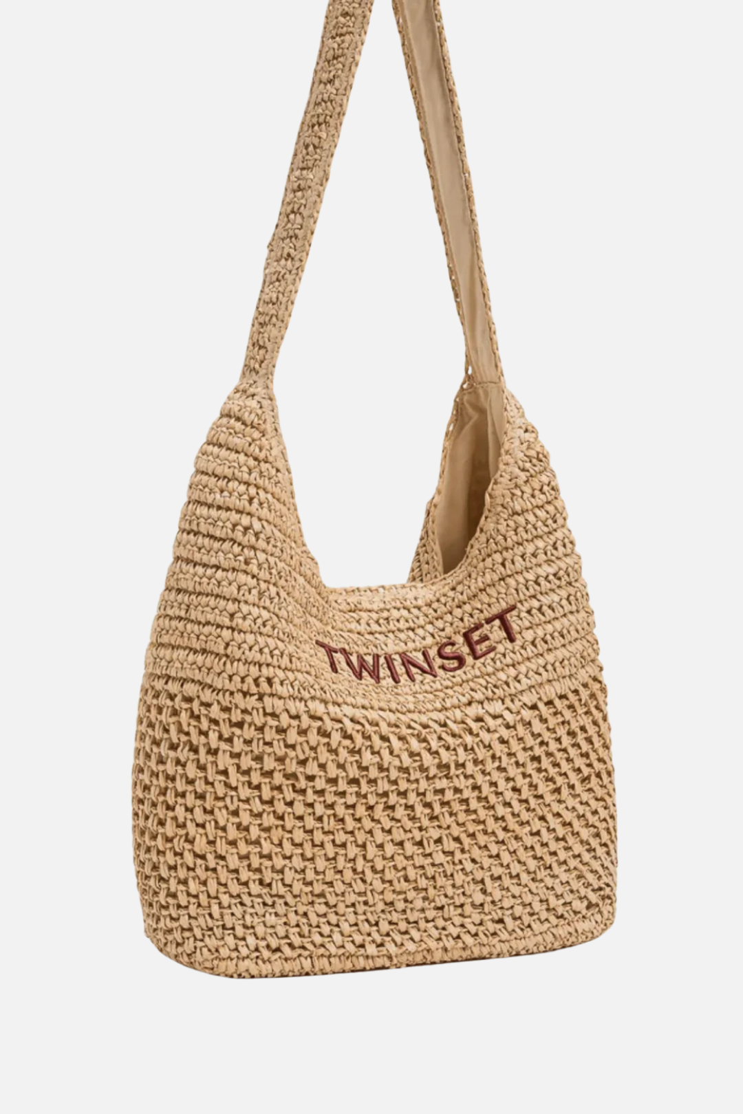 Twin-set Hobo a Spalla Effetto Paglia 261TD8310 PAGLIA