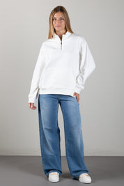 Elisabetta Franchi Bambina Jeans a Palazzo In Denim con Logo EFPA324CDF011.4450