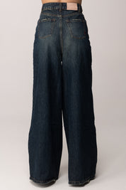 Meme Road Jeans a Palazzo MRK633 DENIM