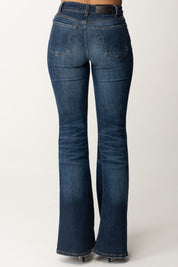 Pinko Jeans a Zampa 103907 A22E PJZ LAVAGGIO VINTAGE MEDIO SCURO