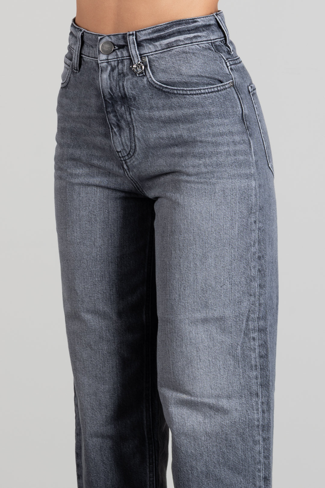 Pinko Jeans Balloon Fit con Gamba a Palloncino 103857 A2RY PJ9