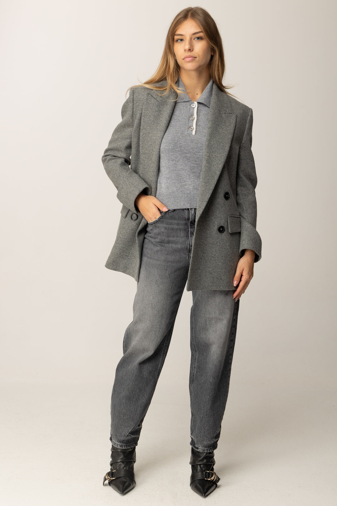 Pinko Jeans Balloon LAVAGGIO DARK GRAY