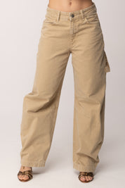 Patrizia Pepe Jeans Balloon Relaxed Fit 8P0791 D135 FADE SAND WASH