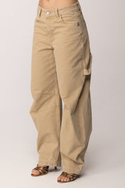 Patrizia Pepe Jeans Balloon Relaxed Fit 8P0791 D135 FADE SAND WASH