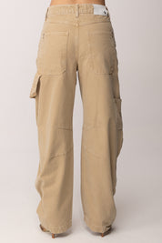 Patrizia Pepe Jeans Balloon Relaxed Fit 8P0791 D135 FADE SAND WASH