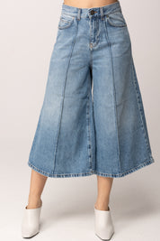 Pinko Jeans Bermuda con Piping 104646 A32Q PJD