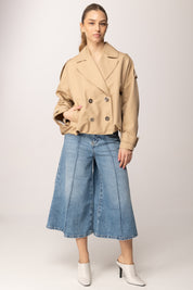 Pinko Jeans Bermuda con Piping 104646 A32Q PJD