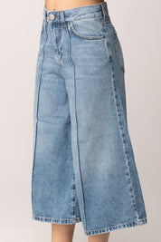 Pinko Jeans Bermuda con Piping 104646 A32Q PJD