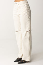 Aniye By Jeans con Tagli Frida 181465 MILK