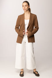 Patrizia Pepe Jeans Crop Wide Leg 2P1756 D107 BIANCO