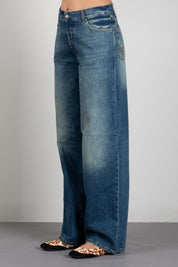 Aniye By Jeans Delia Baggy a Cinque Tasche 181021 REBEL STONE :AI26