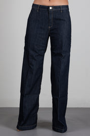Vicolo Jeans Flare a Vita Alta In Denim Rinse DAC5066 DENIM RINSE