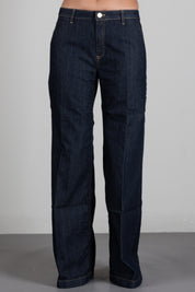 Vicolo Jeans Flare a Vita Alta In Denim Rinse DAC5066 DENIM RINSE