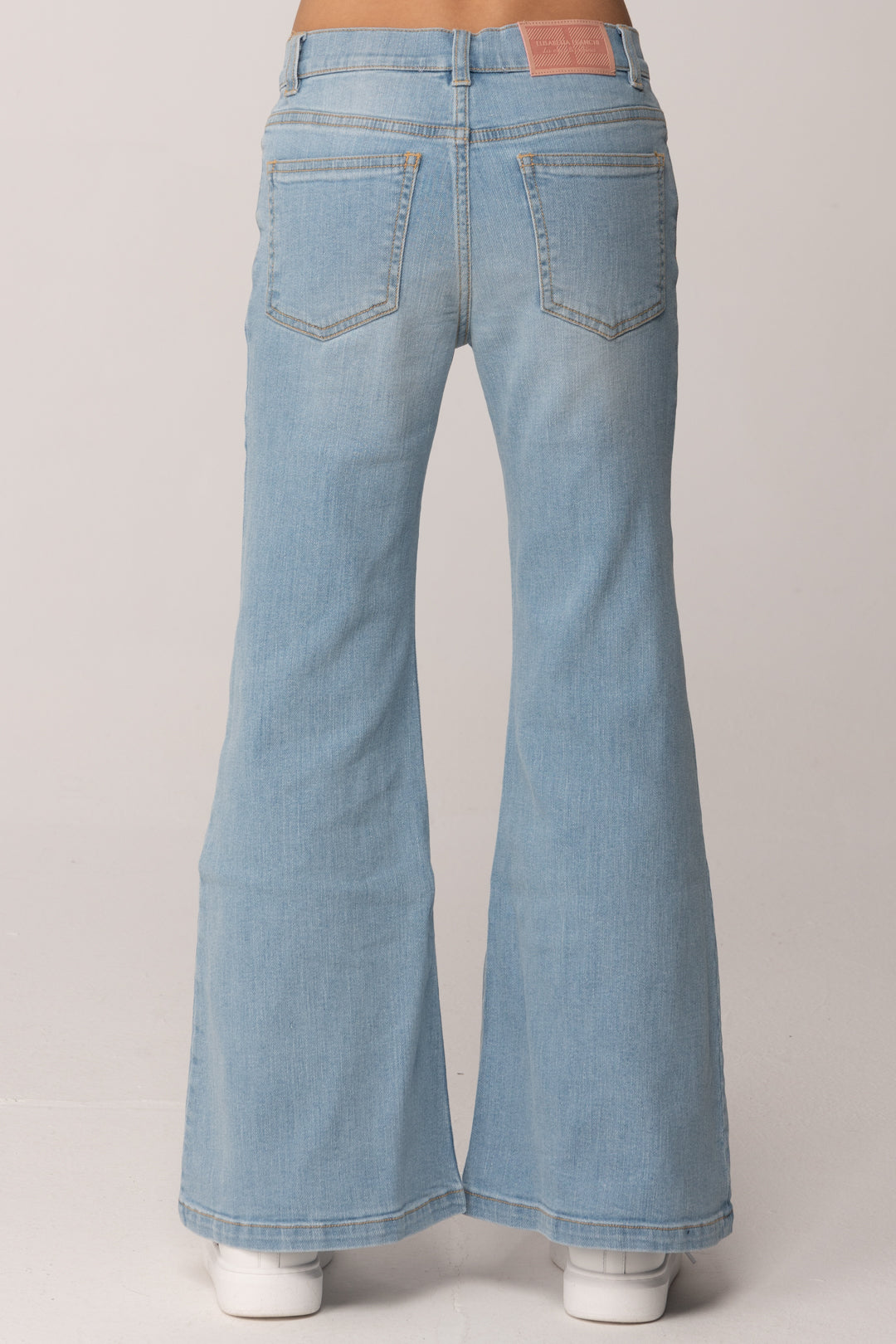 Elisabetta Franchi Bambina Jeans Flare con Morsetto Logo EFPA3110DS004.4099