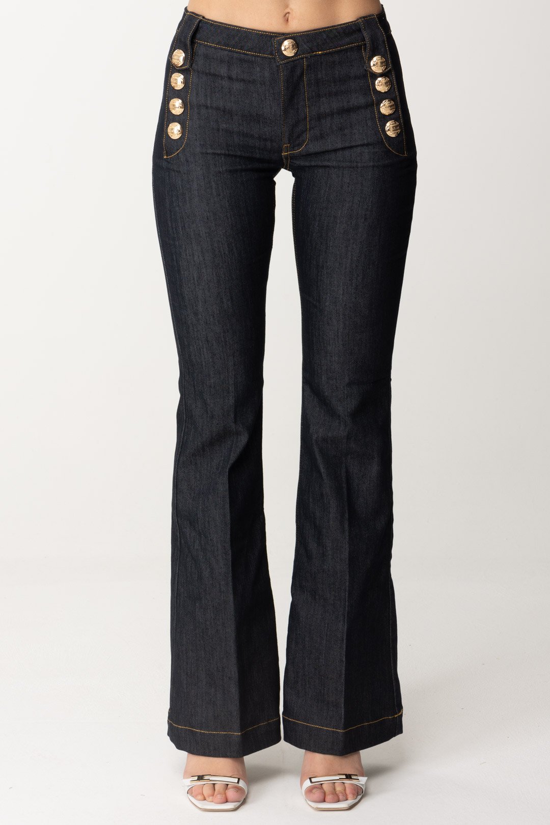 Gaëlle Paris Jeans Flare GAABW00308 BLU