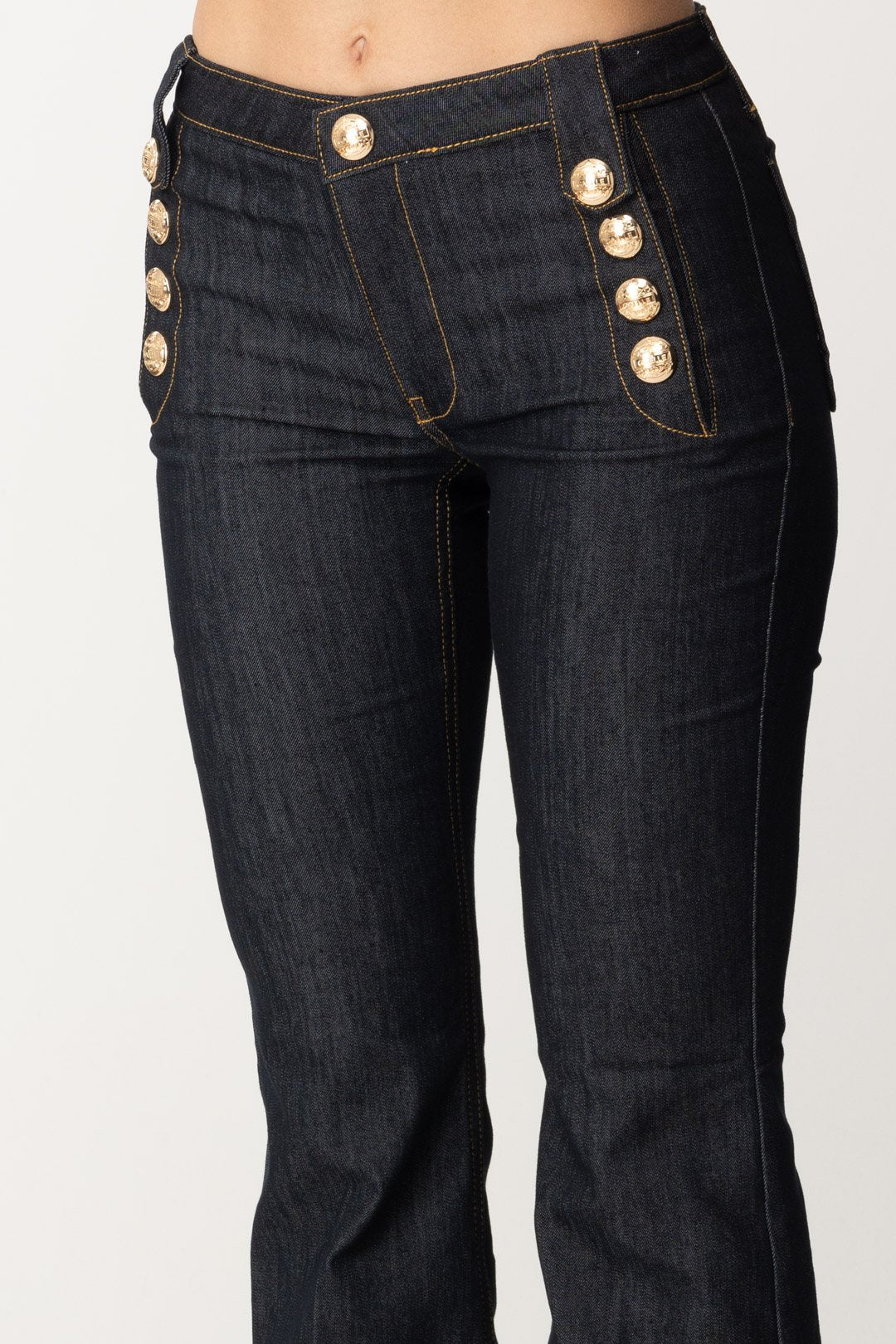 Gaëlle Paris Jeans Flare GAABW00308 BLU