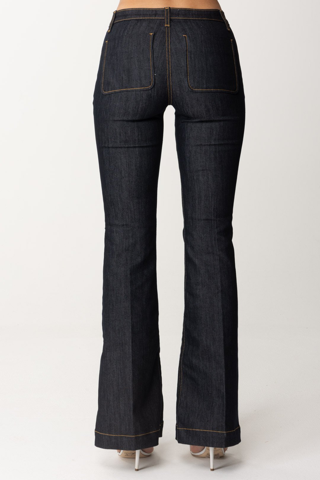 Gaëlle Paris Jeans Flare GAABW00308 BLU