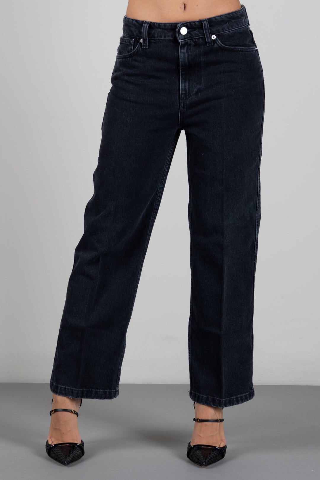 Vicolo Jeans Icon Kate Boyfriend a Vita Alta DAC5017 NERO