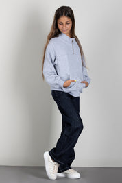 Elisabetta Franchi Bambina Jeans In Denim Scuro con Logo EFPA322CDF011.4040