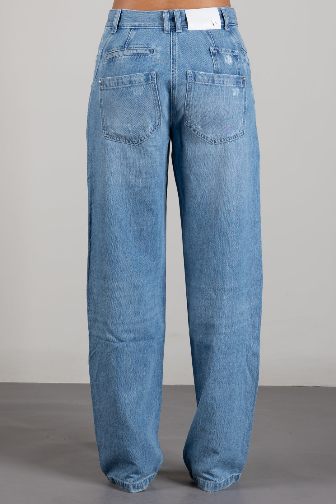 Patrizia Pepe Jeans In Tencel Denim a Vita Bassa 8P0086 D108 LIGHT BLUE WASH