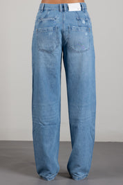 Patrizia Pepe Jeans In Tencel Denim a Vita Bassa 8P0086 D108 LIGHT BLUE WASH