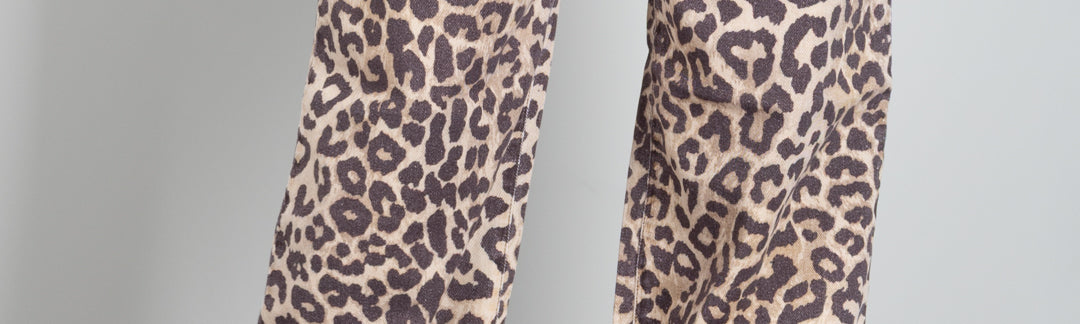 Aniye By Jeans Leo Baggy con Stampa Animalier 181060 HOT LEO :AI26