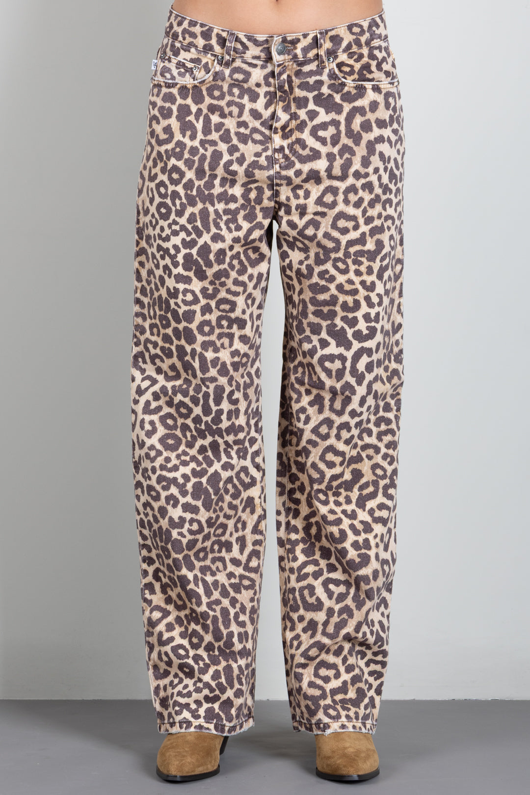 Aniye By Jeans Leo Baggy con Stampa Animalier 181060 HOT LEO :AI26
