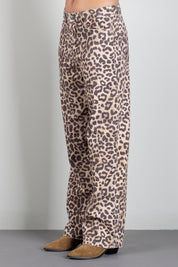 Aniye By Jeans Leo Baggy con Stampa Animalier 181060 HOT LEO :AI26