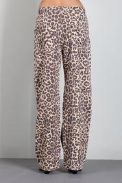 Aniye By Jeans Leo Baggy con Stampa Animalier 181060 HOT LEO :AI26