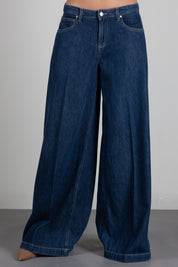 Vicolo Jeans Madison a Palazzo In Denim DAC5074 DENIM