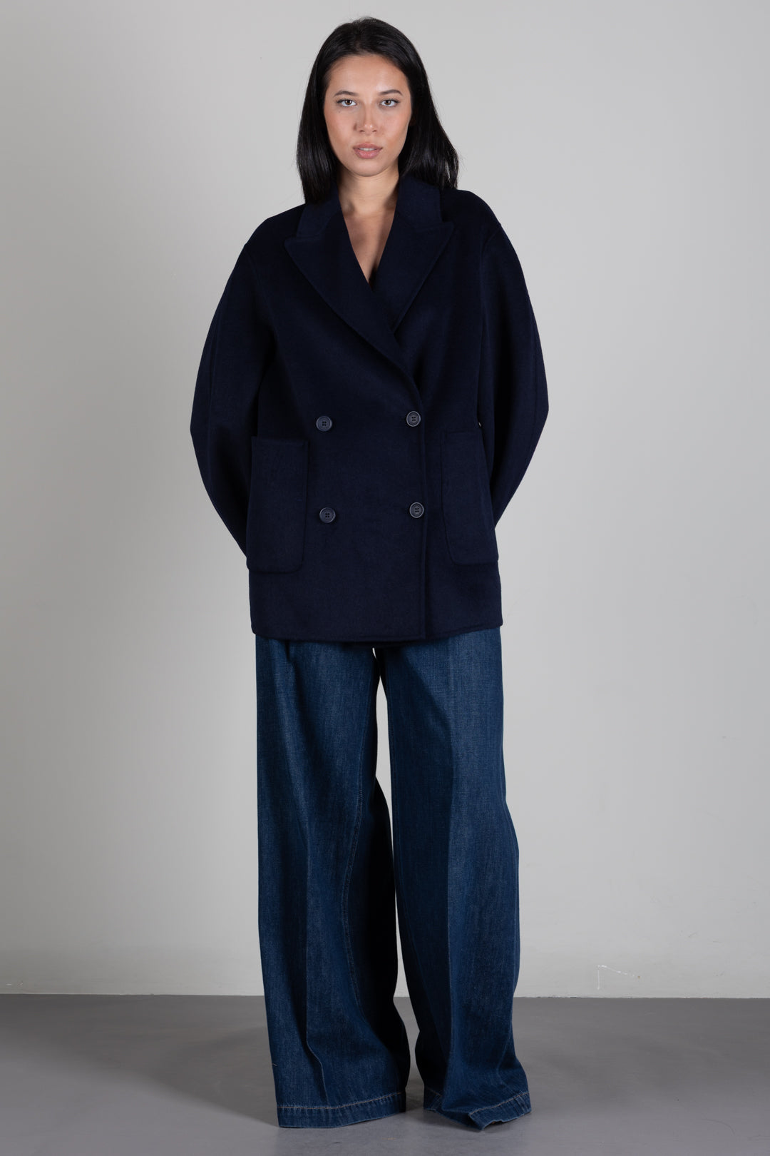 Vicolo Jeans Madison a Palazzo In Denim DAC5074 DENIM