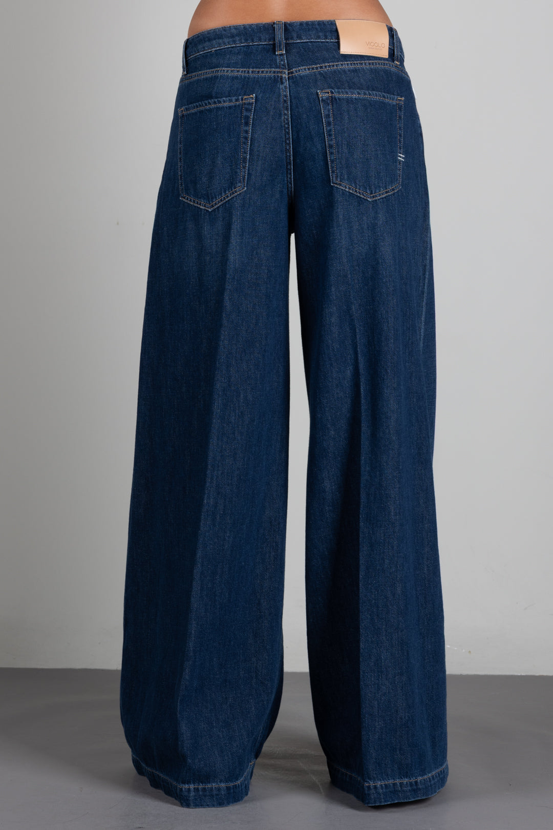 Vicolo Jeans Madison a Palazzo In Denim DAC5074 DENIM