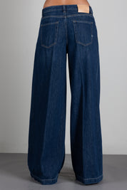 Vicolo Jeans Madison a Palazzo In Denim DAC5074 DENIM