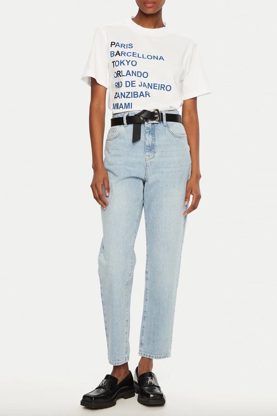 Patrizia Pepe Jeans Mom Fit 8P0402 D1WZB LIGHT BLUE