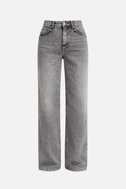 Patrizia Pepe Jeans Regular Fit Vita Alta In Denim Lavato 8P0487 D1WZN MEDIUM GREY