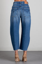Patrizia Pepe Jeans Straight Fit a Vita Alta 8P0349 D1WZB MEDIUM WASH