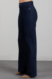 Patrizia Pepe Jeans Straight Fit In Denim Stretch 8P0543 D113 BLUE RINSE WASH
