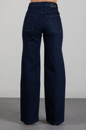 Patrizia Pepe Jeans Straight Fit In Denim Stretch 8P0543 D113 BLUE RINSE WASH