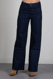Patrizia Pepe Jeans Straight Fit In Denim Stretch 8P0543 D113 BLUE RINSE WASH