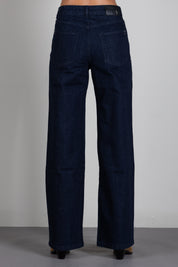 Patrizia Pepe Jeans Straight Fit In Denim Stretch 8P0543 D113 BLUE RINSE WASH