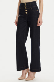 Marciano By Guess Jeans Straight Kylie a Vita Alta 5YGA00 7347A RINSE