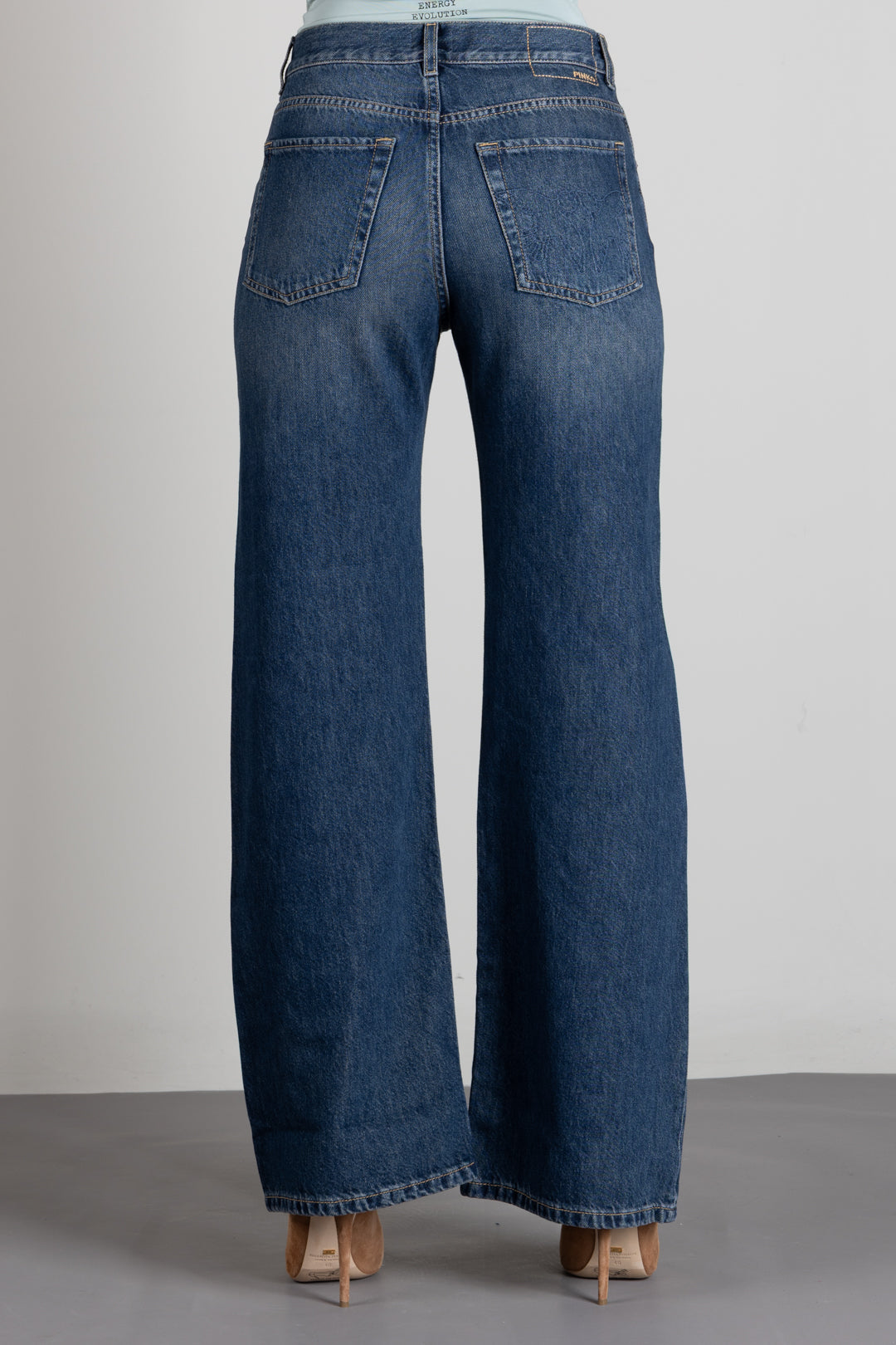 Pinko Jeans Wanda Blu Scuro Regular Fit 101733 A2RQ PJZ