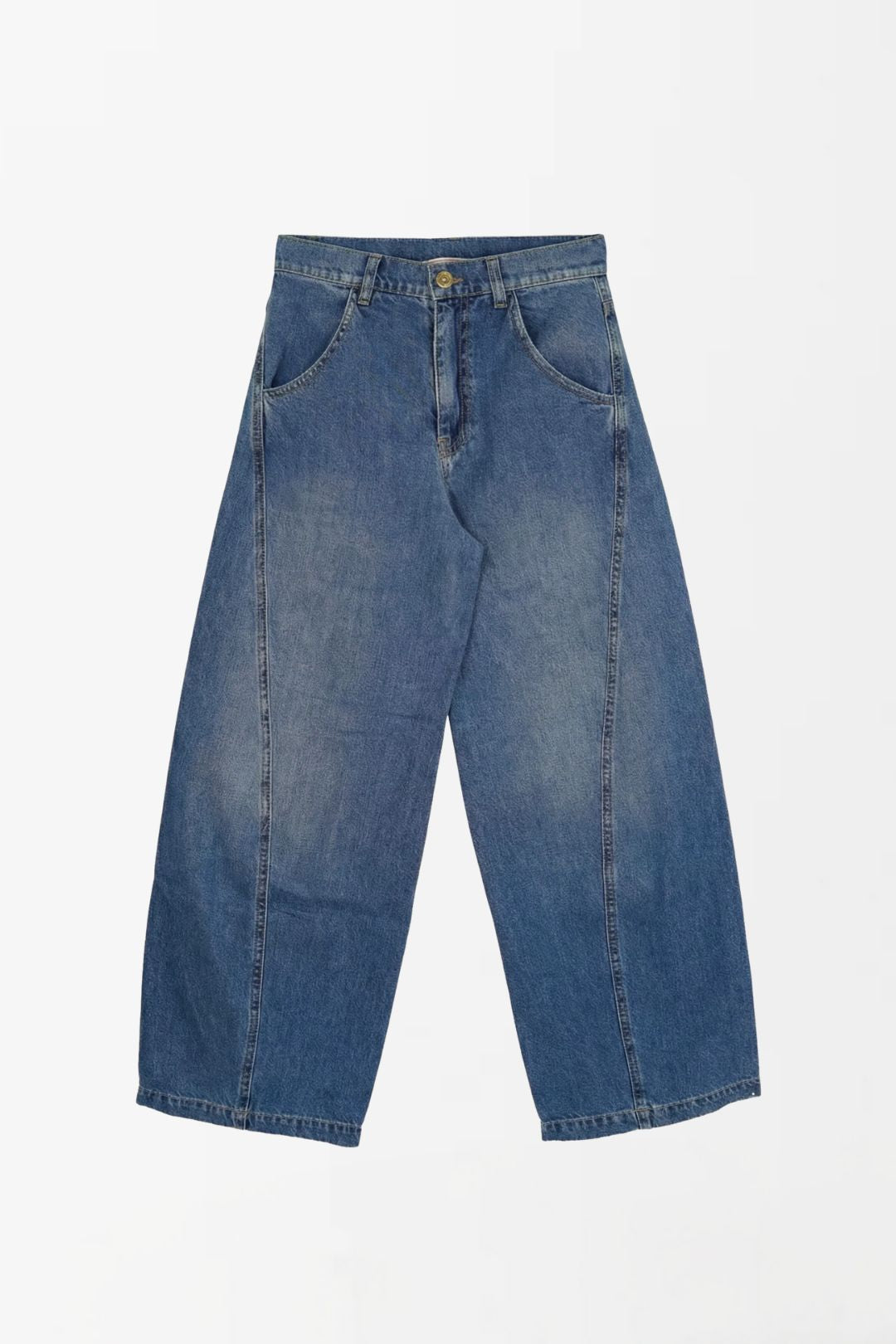Elisabetta Franchi Girl Girl Wide-leg Denim Jeans with Cc Logo ...
