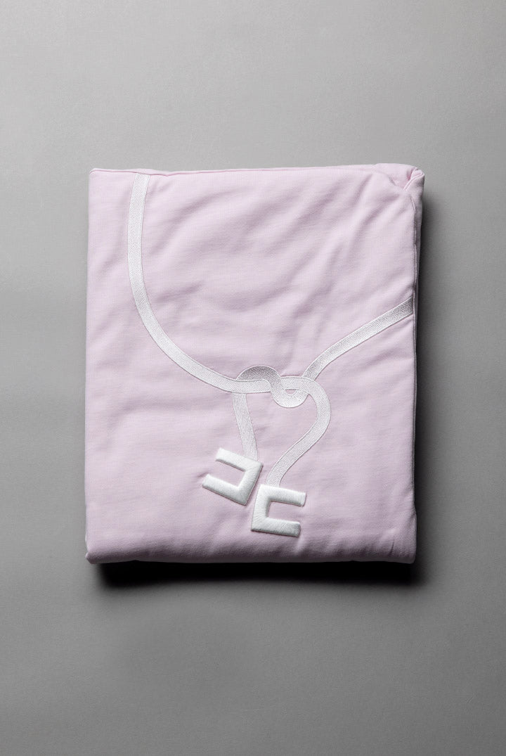 Elisabetta Franchi Bambina Kit Nascita Neonata con Tutina, Cappellino e Copertina con Logo Ricamato ENKT0650JF054.C157