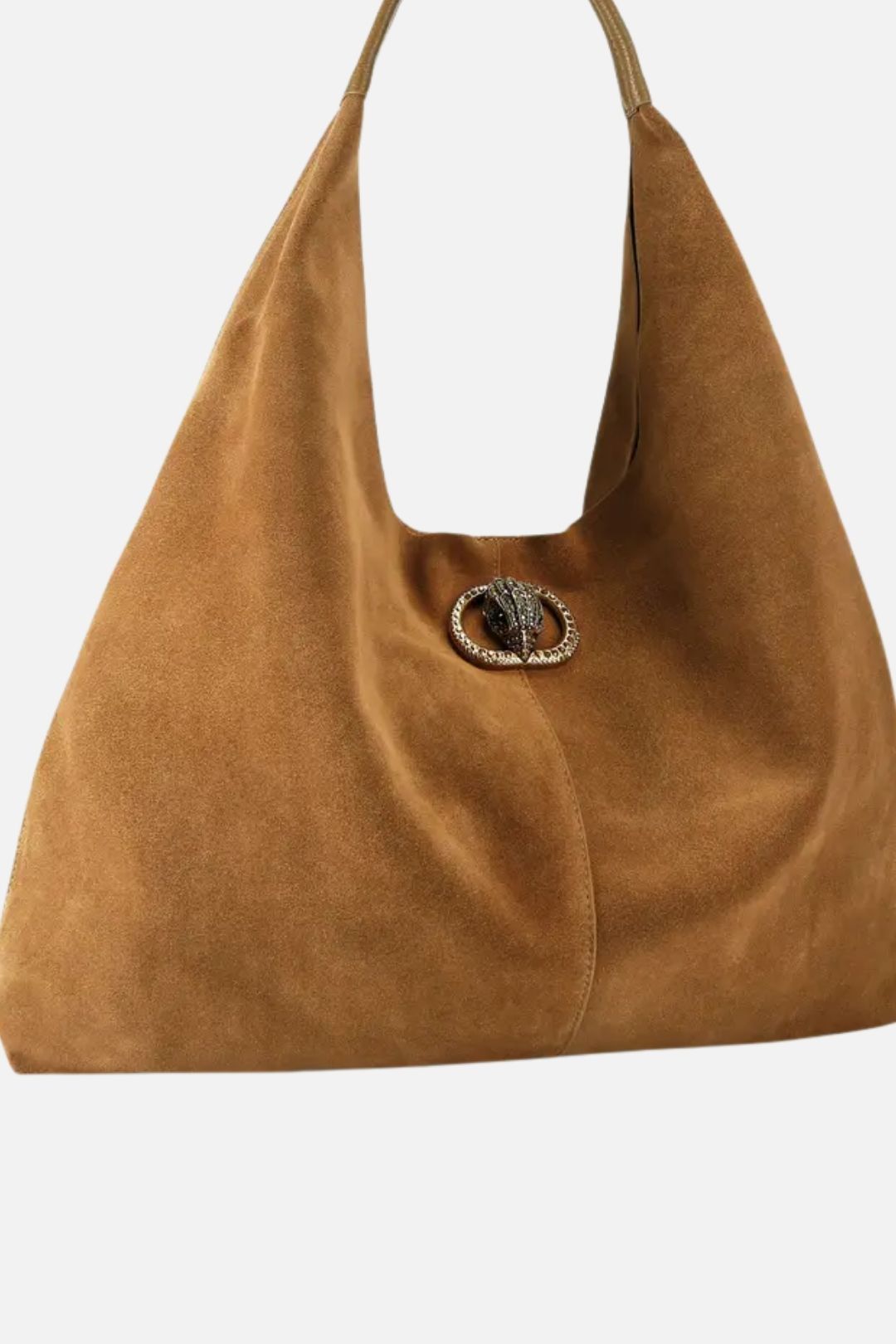 Kurt Geiger Large Chelsea Slouch Hobo Bag In Camoscio 5049733209 TAN