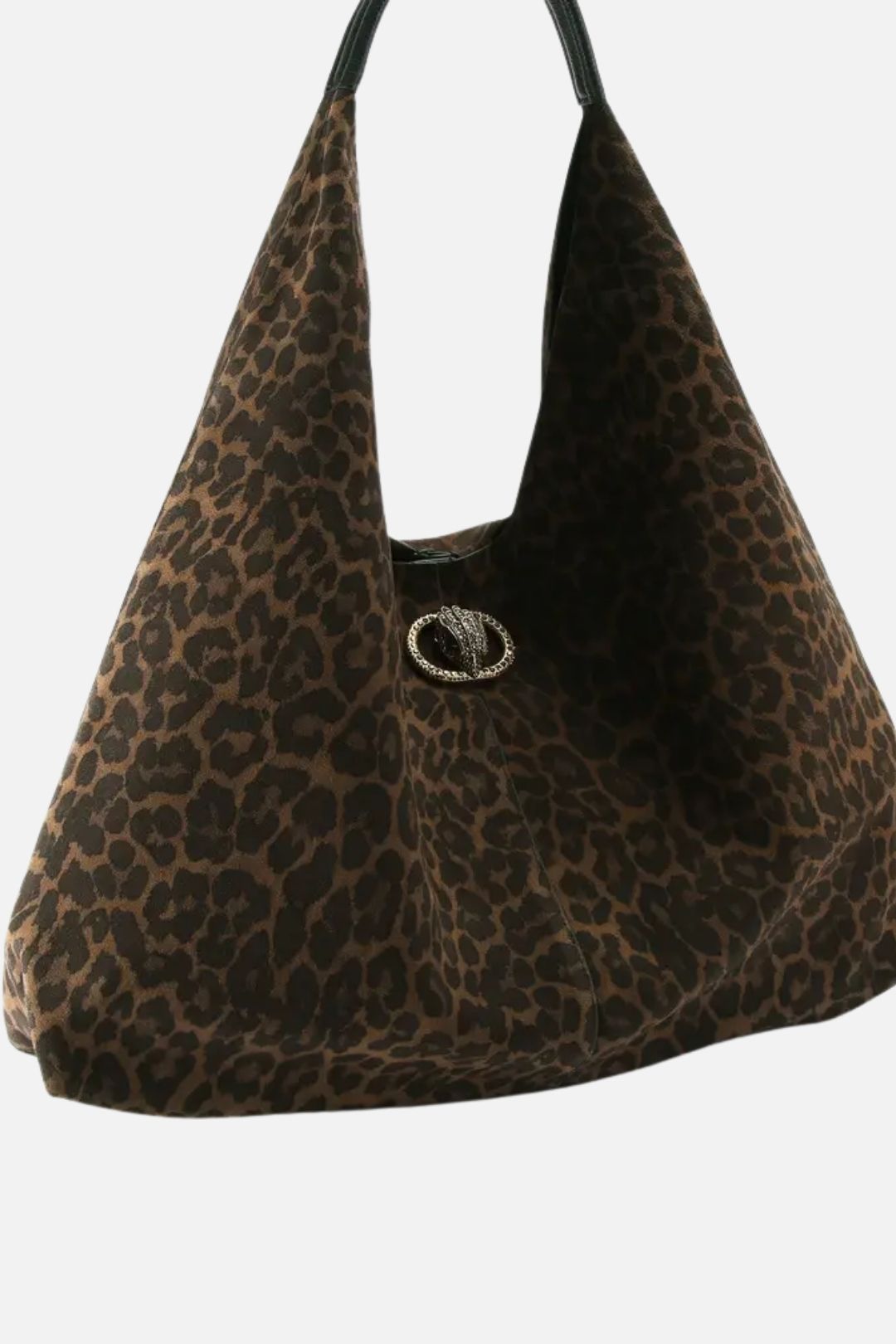 Kurt Geiger Large Chelsea Slouch Hobo Bag In Camoscio Animalier 5049739289 BROWN/OTH