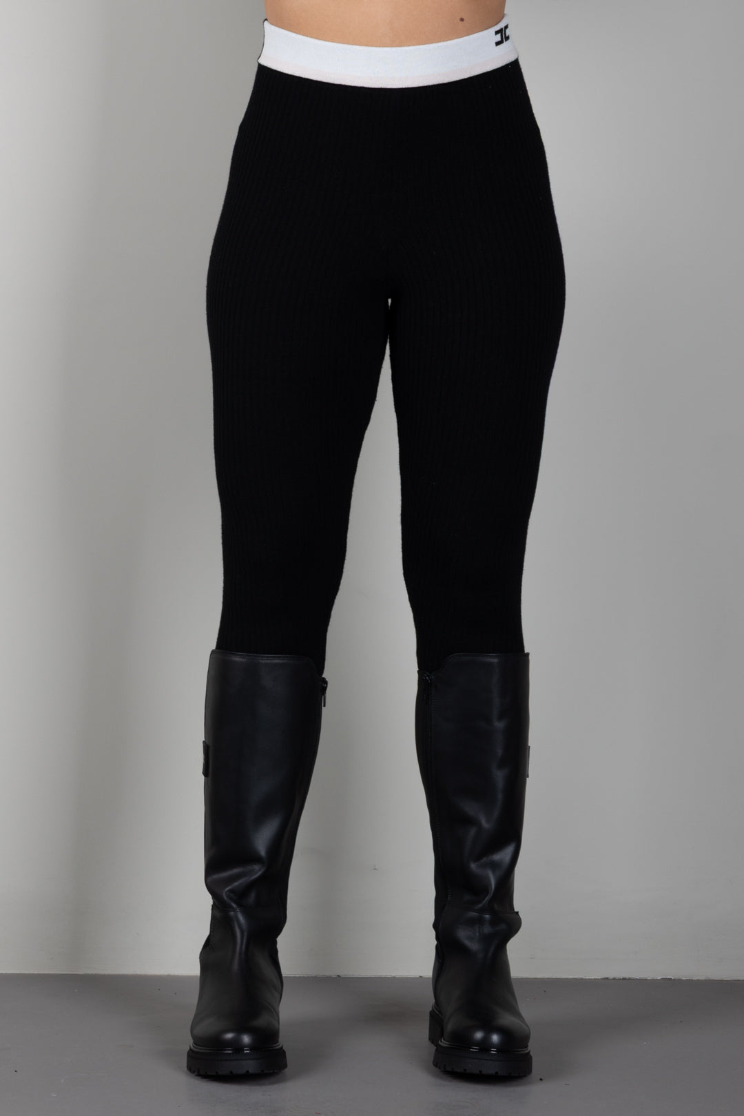 Elisabetta Franchi Bambina Leggings In Maglia a Coste EFPA329CFL040.D581