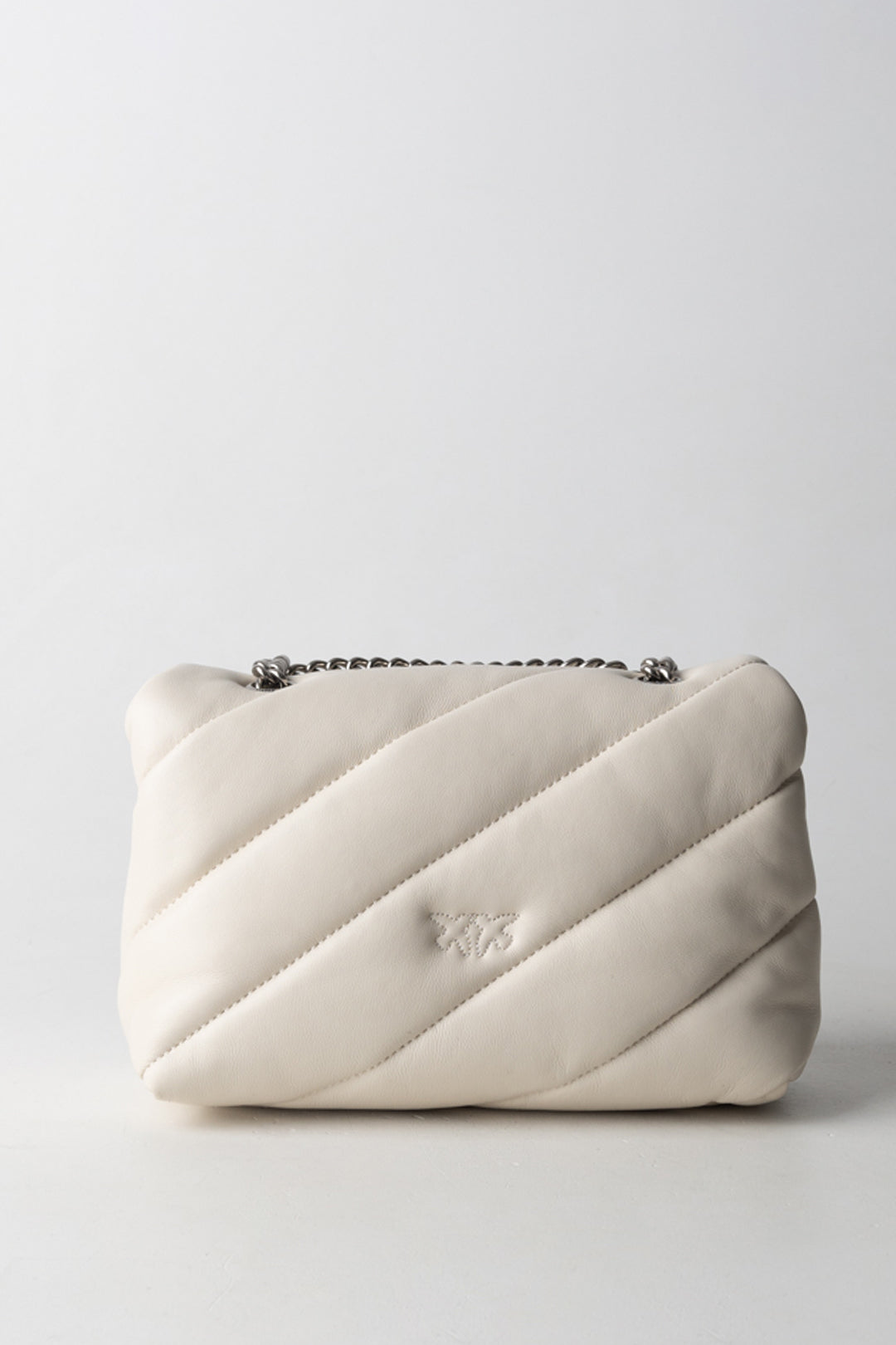 Pinko Love Bag Borse 100039 A0F2 BIANCO SETA-ANTIQUE GOLD