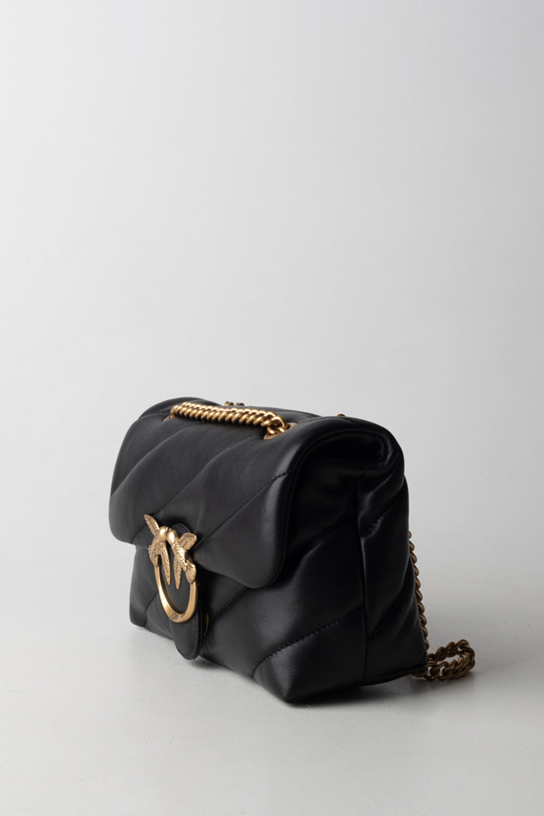 Pinko Love Bag Borse 100039 A0F2 NERO-ANTIQUE GOLD