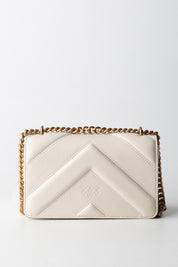 Pinko Love Bag Borse Dez BIANCO SETA-ANTIQUE GOLD
